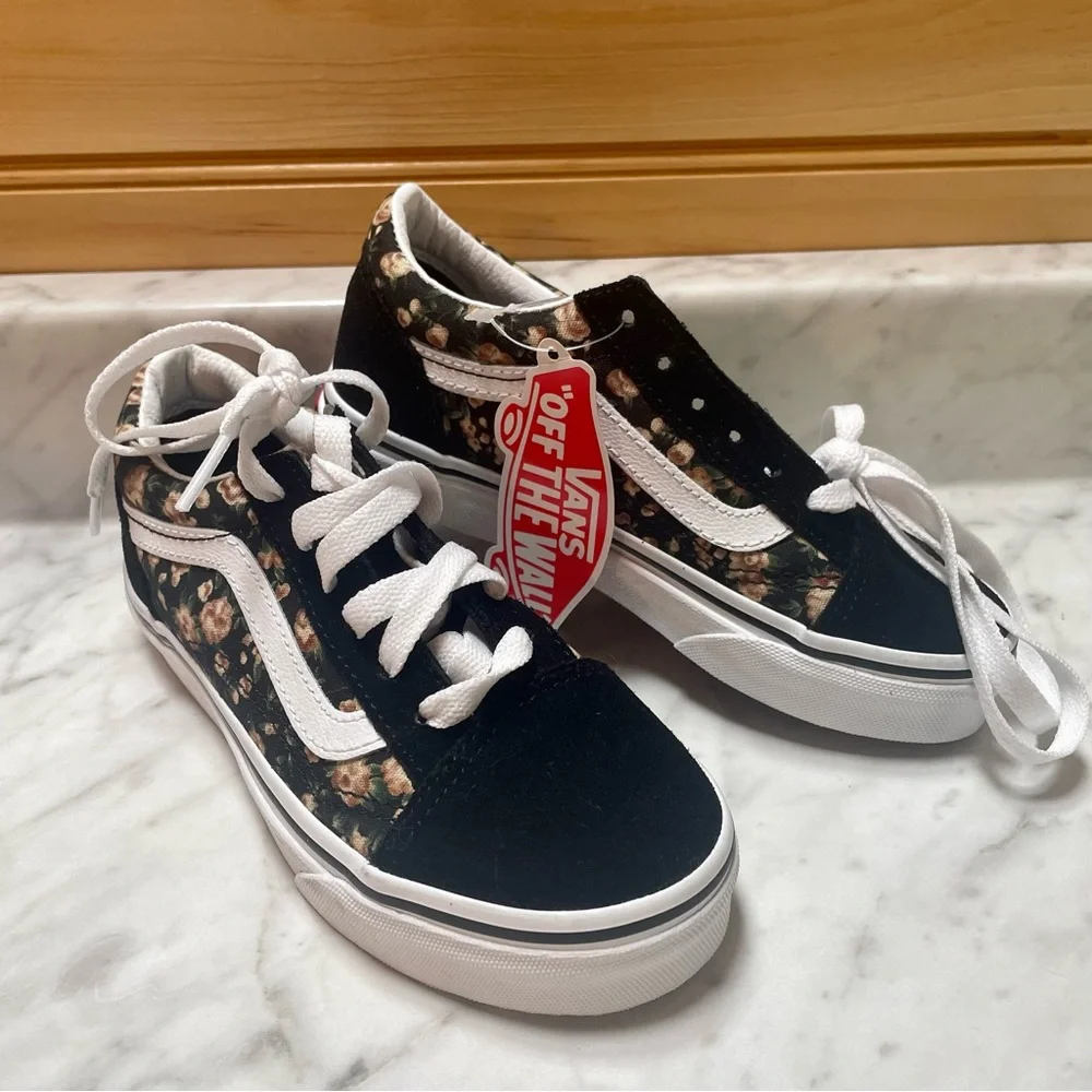 VANS Old Skool Rose Dreams Shoe Girls NWT - Picture 4 of 6